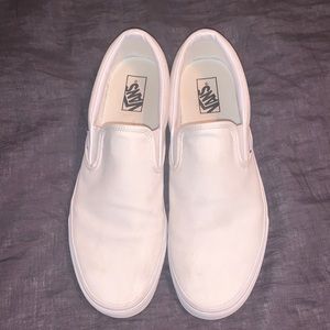 White Vans Slip-ons
